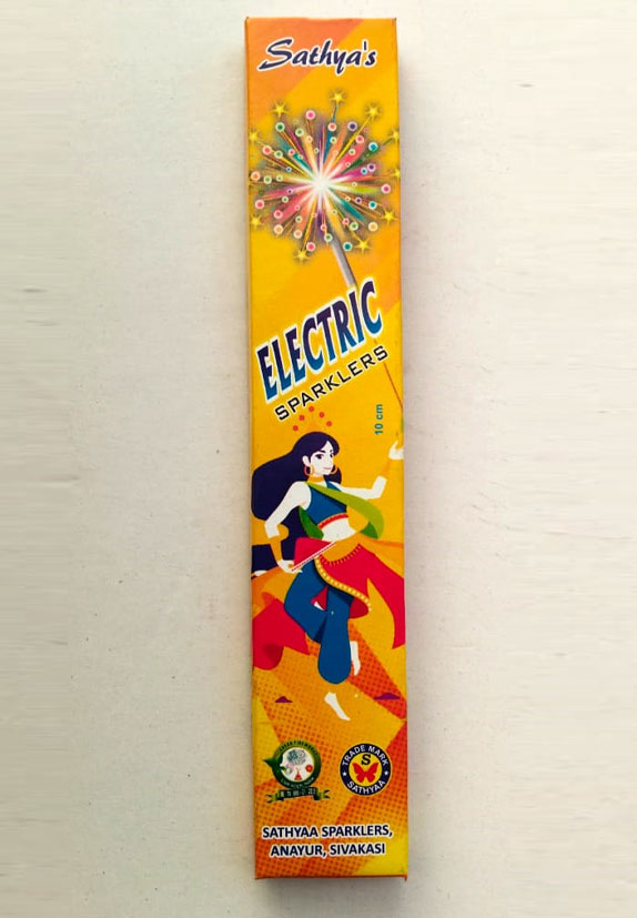 10 Cm Electric Sparklers (10 Sticks)