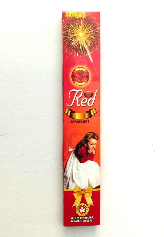 15 Cm Red Sparklers  (10 Sticks)